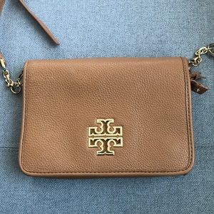 Tory Burch Tan Britton Crossbody